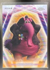 2026 Chrome Disney Neon Bing Bong #CNE-168 Chrome Neon-Etch Orange Wave /25