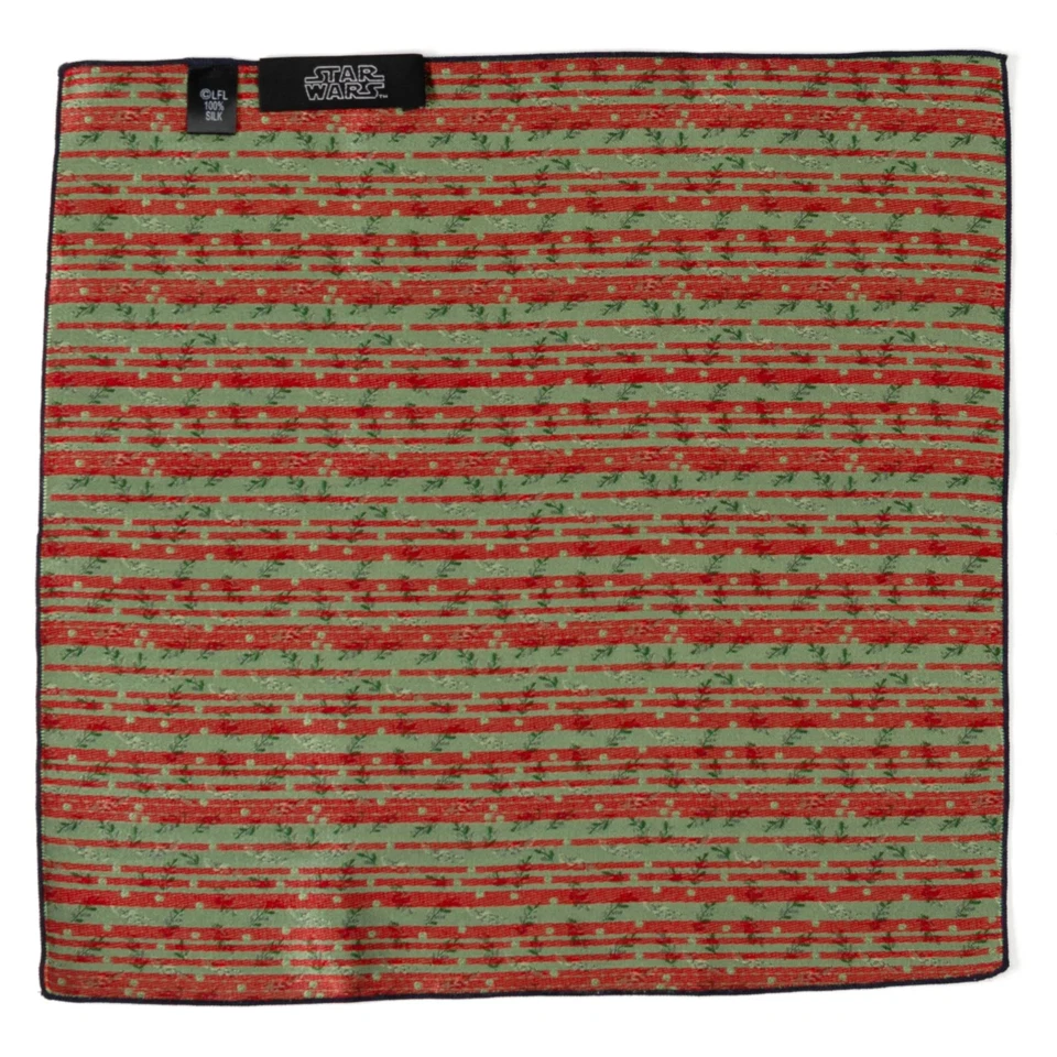 Star Wars Grogu Holiday Navy Pocket Square - Image 3 of 4