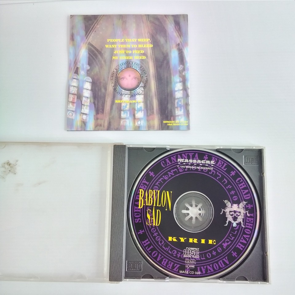 Sad Loading Sign BABYLON SAD Kyrie CD Massacre Recs. 1993 Doom Metal | eBay Australia