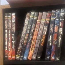 ECW Pioneer Video Complete 12 DVD Lot Hardcore Dudley Heatwave Anarchy Rulz OOP