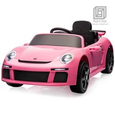 12V Kids Electric Car with Parent Remote Control, 2 Motors, Lights, MP3 Player