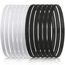 12 Pcs Thin Sport Elastic Headband Non Slip Skinny Athletic Exercise Hairband Wo