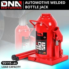 25 Tons Car Repair Steel Adjusted Automotive Hydraulic Welded Bottle Jack Red