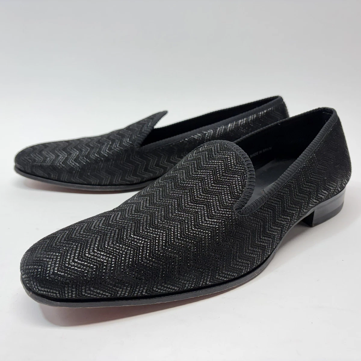 Mezlan Black Suede Men display picture 2