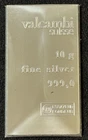 10 Gram .999 Fine Silver Valcambi Suisse Swiss Silver Bar!!