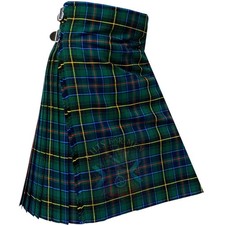MacInnes Hunting Modern Tartan Kilt for Men   8 Yard Traditional Scottish Kilt