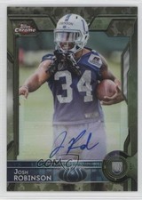 2015 Topps Chrome Rookies STS Camo Refractor 20/99 Josh Robinson #198 Auto 0f8