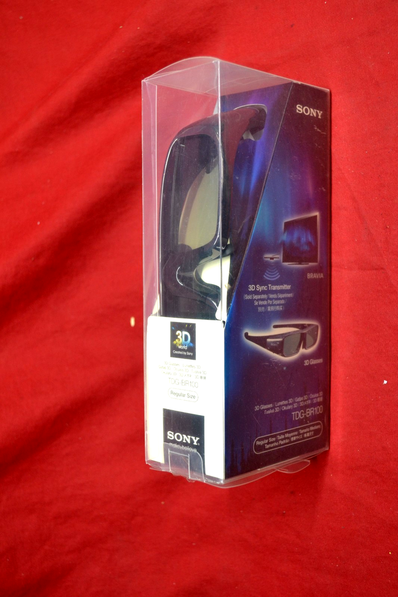 Sony 3D TV Glasses TDG-BR100 Black Regular Size * BRAND NEW * FREE