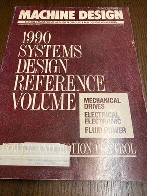 Machine Design 1990 Systems Design Reference Volume paperback Magazine