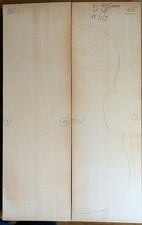 #16E  A Violin Alpine spruce front , old stock 1990's quarter sawn tonewood