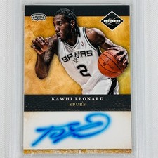 Kawhi Leonard Basketball Autographed Sports Trading Cards