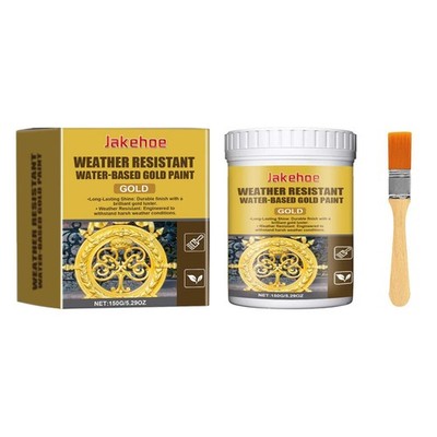 Weather-resistant Water-Based Gold Paint Metallic Paint