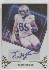 2022 Panini Elements Neon Signs Auto 108/125 Tyler Higbee #NS-TH Auto 01l2