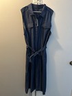 Universal Standard ärmelloses Chambray Kleid Gr. XL Neu mit Etikett Oversized