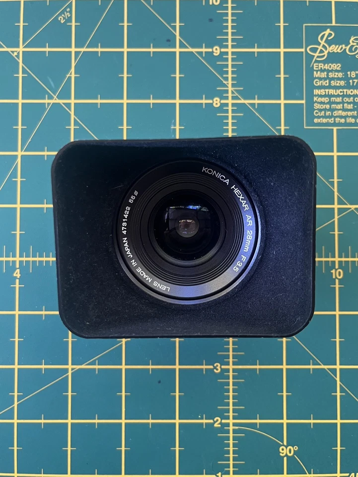 Konica Hexanon 28mm f/3.5 Lens For Konica AR Mount | lens hood - Image 2 of 3