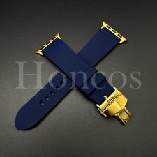 38 40 41 42 44 45 46 49 MM Rubber Band For Apple Watch Series 10 9 8 7 6 5 4 DBL