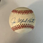 Autographed MLB Baseball Original Signed Jim Catfish Hunter with Display Case