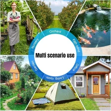 Solar Mosquito Zapper 2PK - Cone LED, Hang/Stake, Waterproof, Patio/Camping