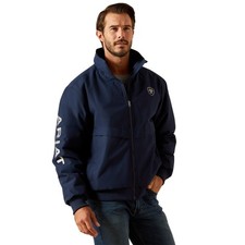 Ariat Mens Insulated Water Resistant Stable Jacket II - Navy Blue