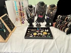 Estate Costume Jewelry Lot 125 Piece Mixed Metals Vintage Modern Variety 2607