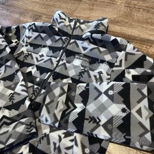 Columbia Jacket Youth Size L 14-16 Aztec Southwestern Fleece Full Zip Colorful