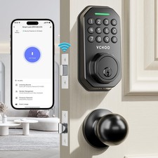 Keyless Entry Door Lock Set WiFi Smart App Control Door Lock for Front Door K...