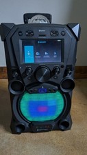 Singing Machine Fiesta Karaoke System SDL9037 , Bluetooth, LED Light, Black