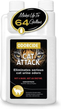 Odorcide Cat Attack Concentrate Odor Eliminator - Cat Urine Remover for Carpet 