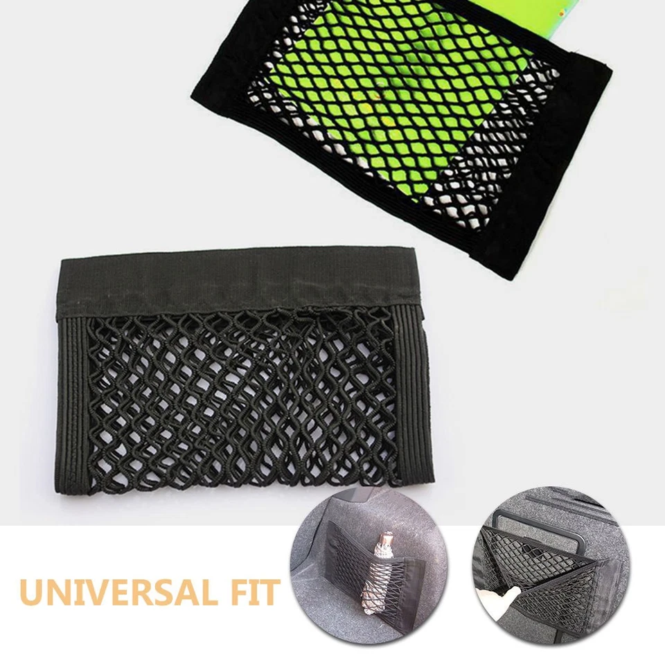 Organizador de maletero 2 piezas pequeño camión red coche camping elementos esenciales cámper accesorios Foto 3 de 4