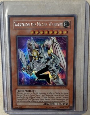 Yu-Gi-Oh Valkyrion the Magna Warrior SDD-001 Secret Rare 