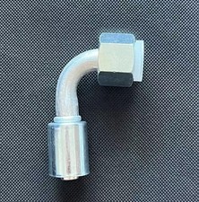 Ac Beadlock Crimp On Ac Fitting Female O Ring 90 Degree 12 Nut 10 Hose Bl1330