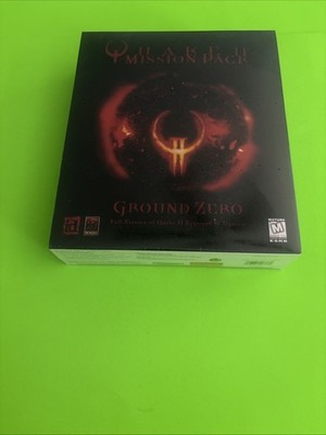 Quake II 2 Mission Pack: Ground Zero (PC Game, 1998) Big Box id Software SEALED