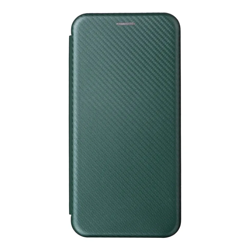 Carbon Fiber For OnePlus 9/11/8T Case Flip Book Stand Card Wallet Leather Cover  - Image 2 of 4