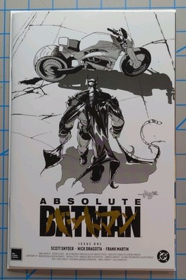 Absolute Batman #1 4th print - Javier Fernanadez B& Akira Gold Foil Ltd 2500
