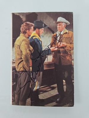 Stewart Granger Autograph Original Autograph Signed Eikon Card 5.5x8.5cm