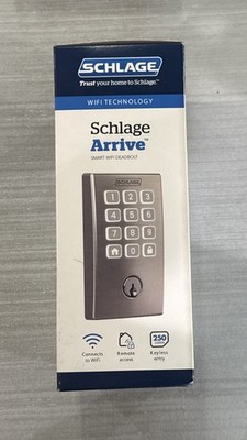 NEW Schlage Arrive - Century Satin Nickel - Smart Wifi Deadbolt Lock - SEALED!
