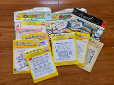 Mixed Lot 11 Aunt Martha's  Vogart Hot Iron Transfer Patterns some uncut vtg