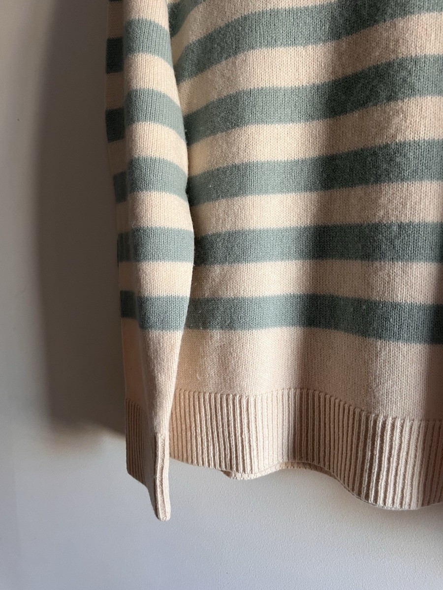 Acne Studios Unisex Acne Studios Striped Face Patch Sweater 100