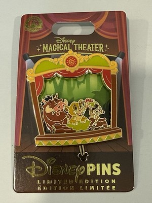 2026 DISNEY PIN MAGICAL THEATER PIN MONTH LION KING SIMBA TIMON PUMBAA LE4500