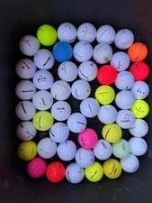 Lot 50 Assorted Used Golf Balls 5A/4A Mixed Brands Callaway TaylorMade