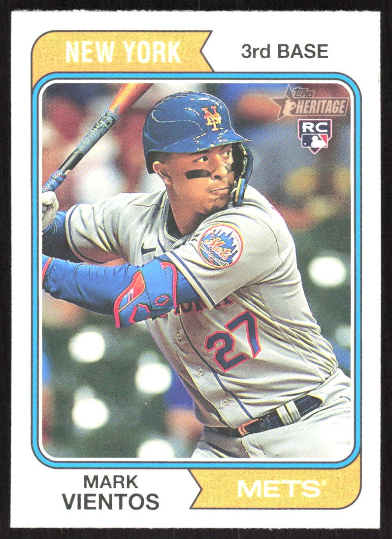 6451I 2023 Topps Heritage #124 Mark Vientos