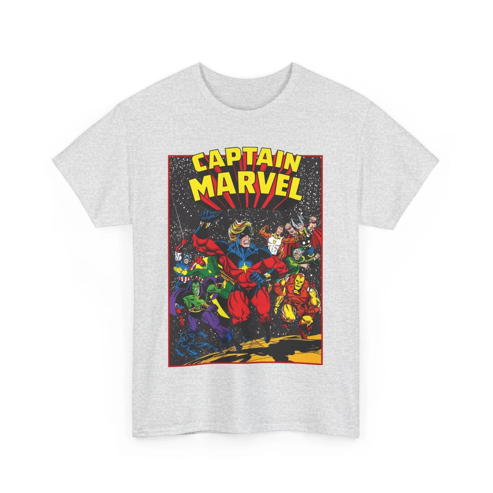 Captain Marvel T-Shirt - Marvel Comics - Jim Starlin Art - Mar-Vell - Kree