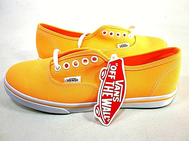 vans orange authentic