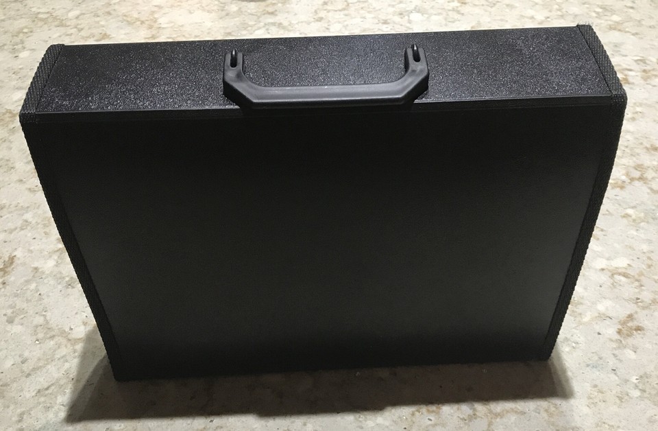 Ampad Black Vinyl Expanding File Organizer. one each. | eBay