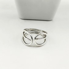 925 Sterling Silver Minimalist Ring Lightweight and Comfortable Wear Silver Ring