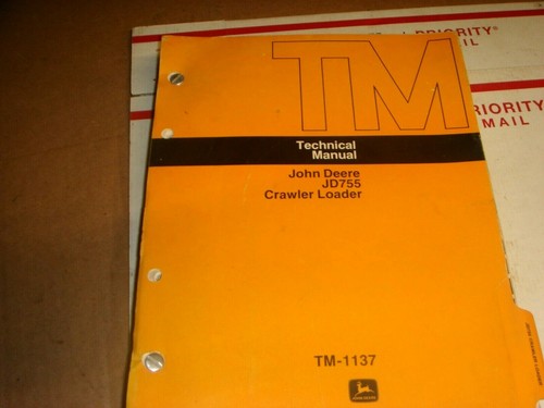 John Deere 755 Crawler Loader Shop Service Repair Technical Manual TM1137 - Picture 2 of 7