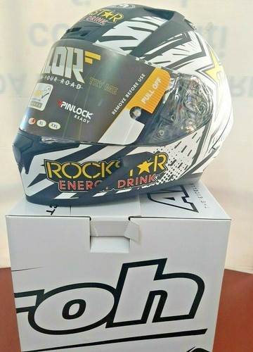 CASCO INTEGRALE AIROH VARK35 VALOR ROCKSTAR MATT | eBay