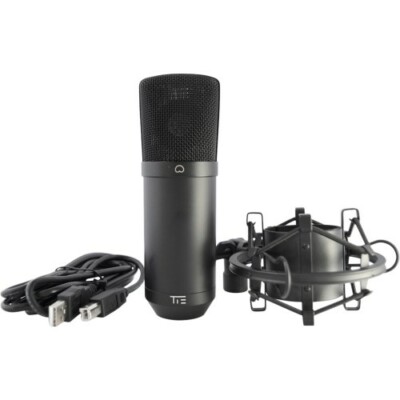 TIE Studio USB Kondensatormikrofon mit Spinne Condenser Mic USB Schwarz | Neu