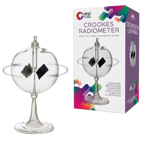 Fubtim Crookes Radiometer Sun Light Energy Spinning Vanes Kids Science Novelty - Picture 1 of 5