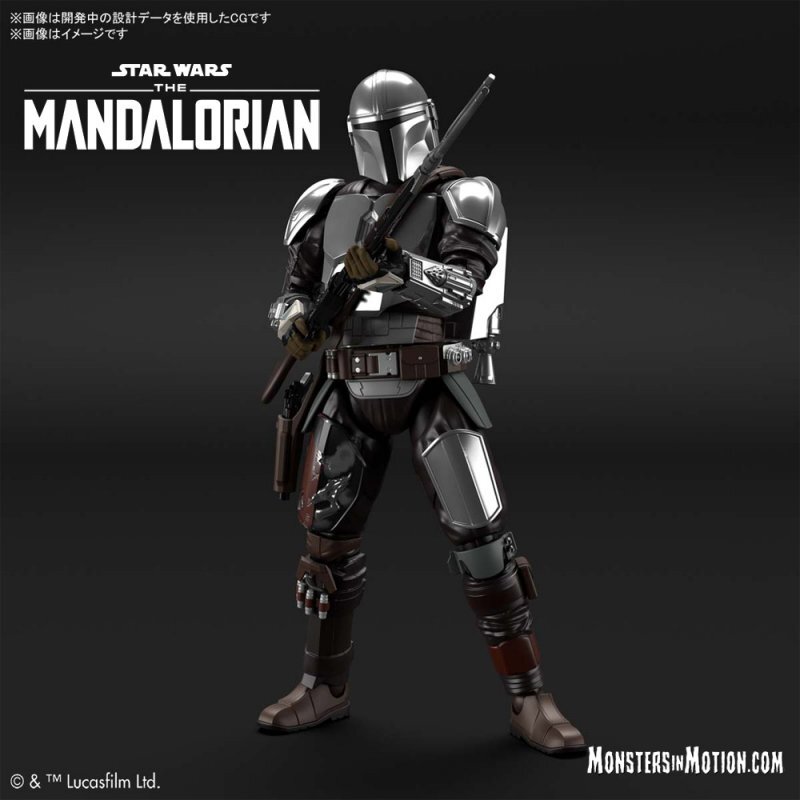 Star Wars The Mandalorian 1/12 Scale Model Kit by Bandai Japan US